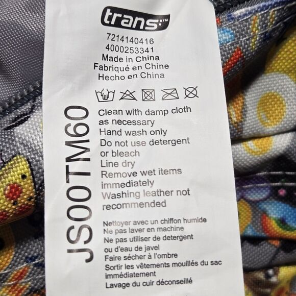 Jansport Trans Emoji Backpack School Multi Emoticon Laptop - Picture 6 of 11